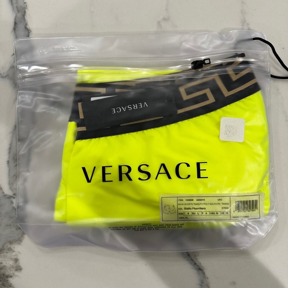 Versace Greca Border Board Shorts - Picture 6 of 8